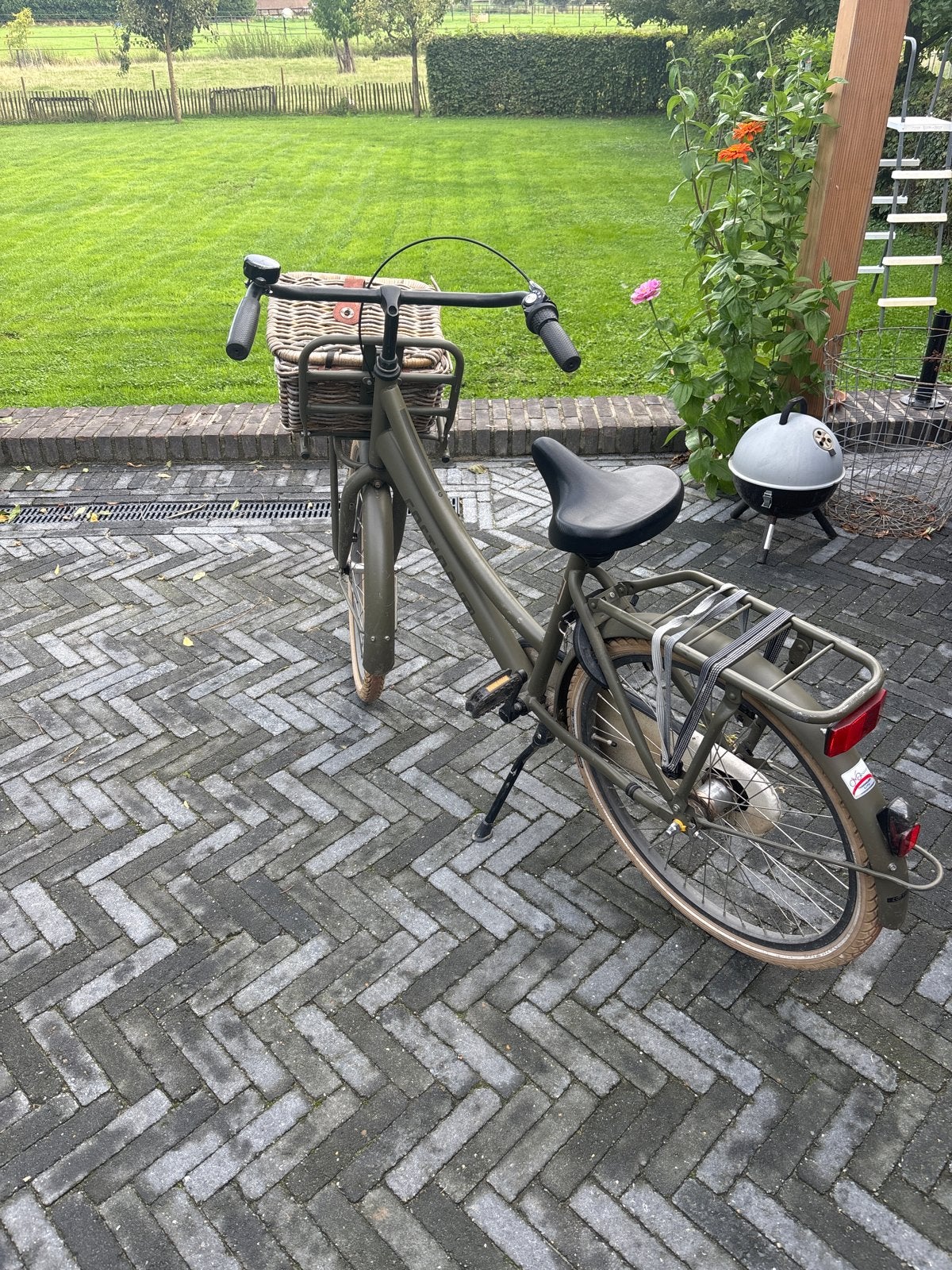 Cortina U4 Transportfiets, 3 versnellingen, mand en slot, Gebruikt, Versnellingen, Minder dan 47 cm, Ophalen
