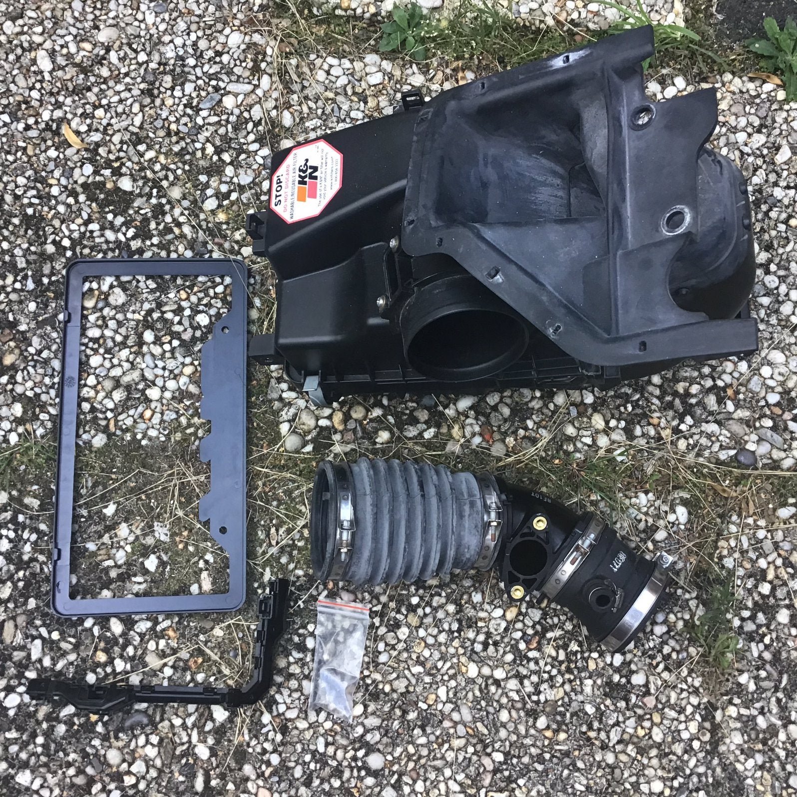 Honda civic type-r fk8 air intake orgineel met knn filter., Auto-onderdelen, Ophalen of Verzenden, Honda