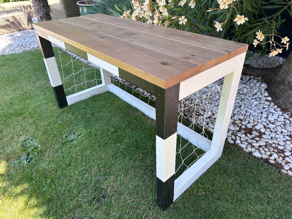 Voetbal bureau, Ophalen, Gebruikt, 120 cm, Hout