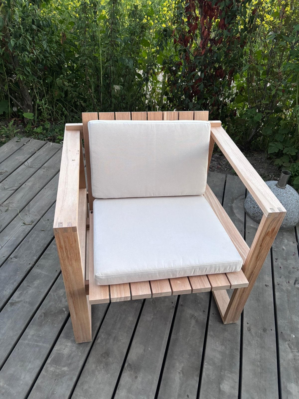 Carl hansen kussenset voor stoel BK 10 (wit/ecru/canvas), Ophalen of Verzenden, Nieuw