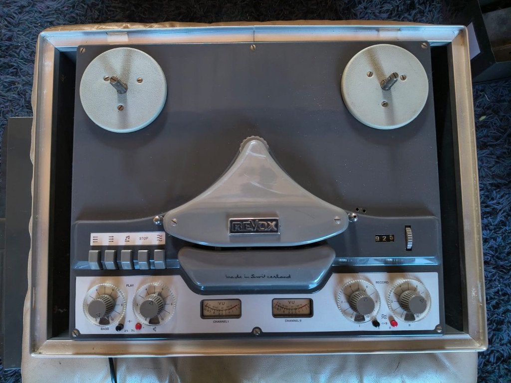Revox G36 (2), Ophalen, Bandrecorder, Met stofkap