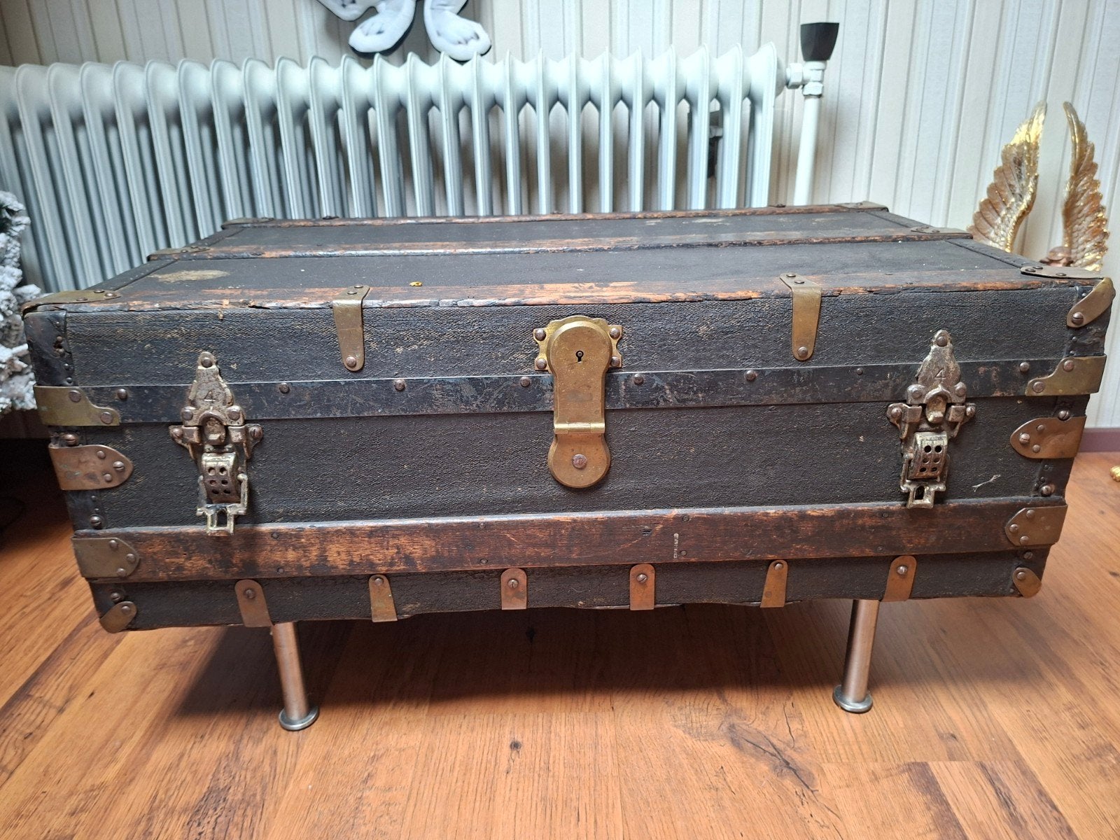 Groot hutkoffer tafel, Ophalen, Minder dan 50 cm, Minder dan 50 cm