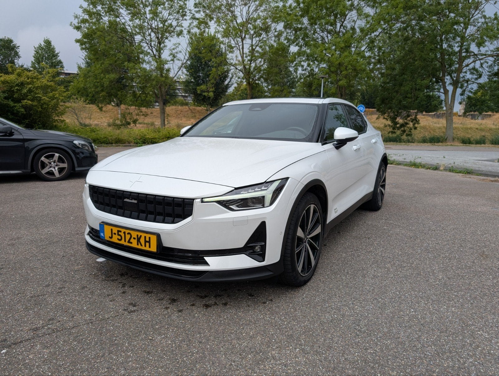 Polestar 2 300kW Long Range Dual Motor 408pk Aut 2021 Wit, Automaat, Polestar 2, Zwart, 110 €/maand
