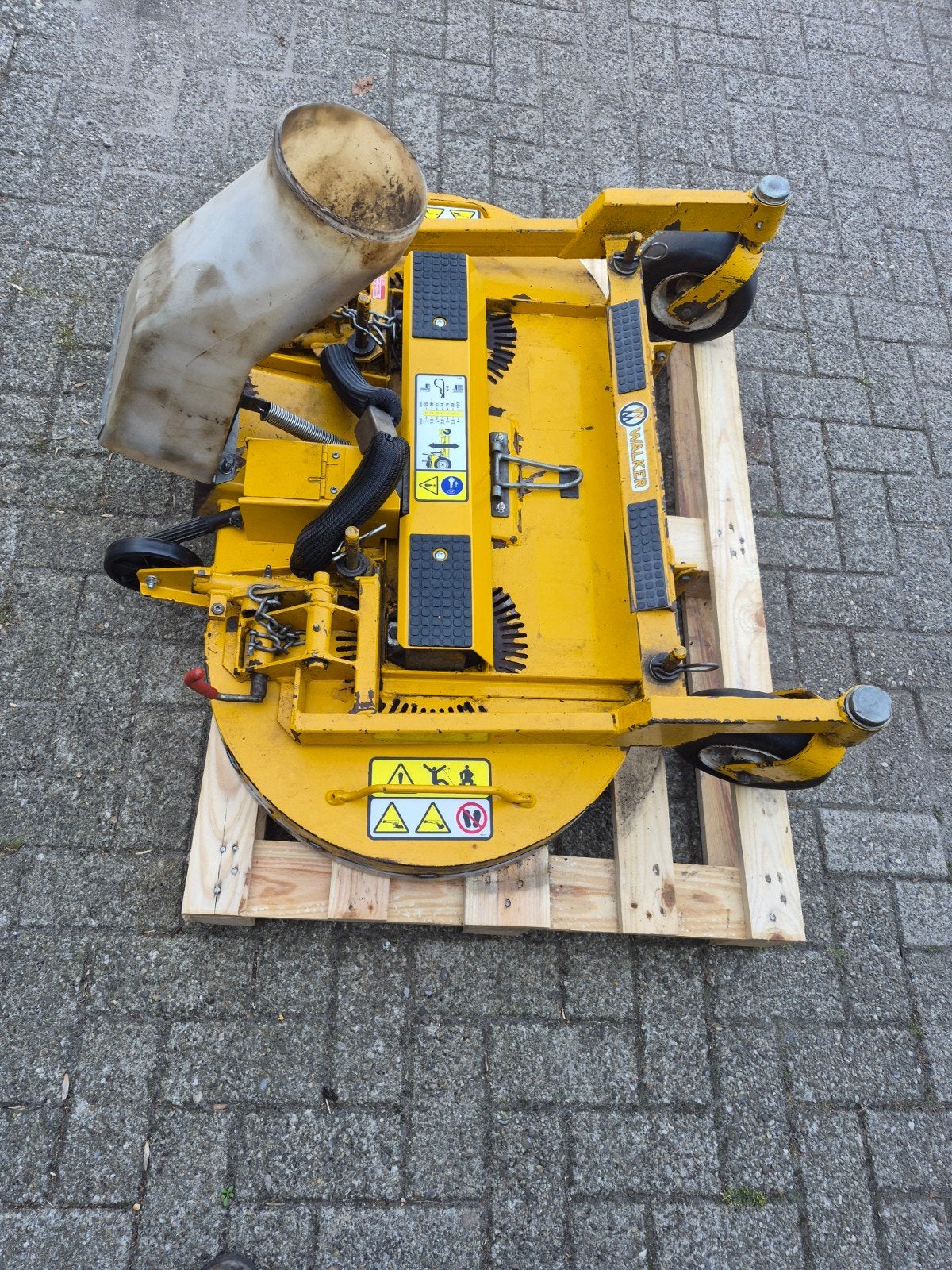 Walker maaidek, Ophalen, Gebruikt, Walker