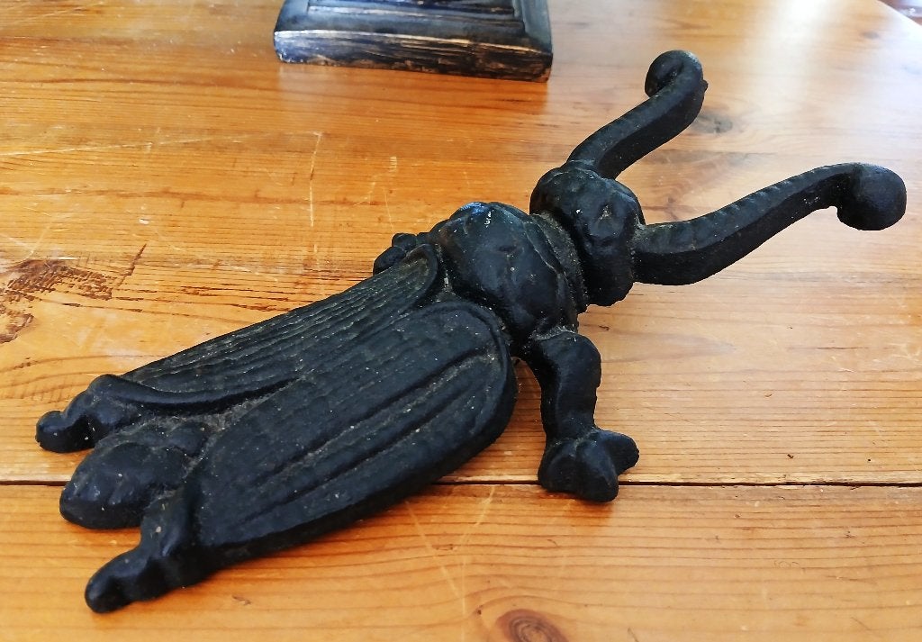 Vintage gietijzeren laarzenkrik - laarzen knecht - trekker, Ophalen of Verzenden