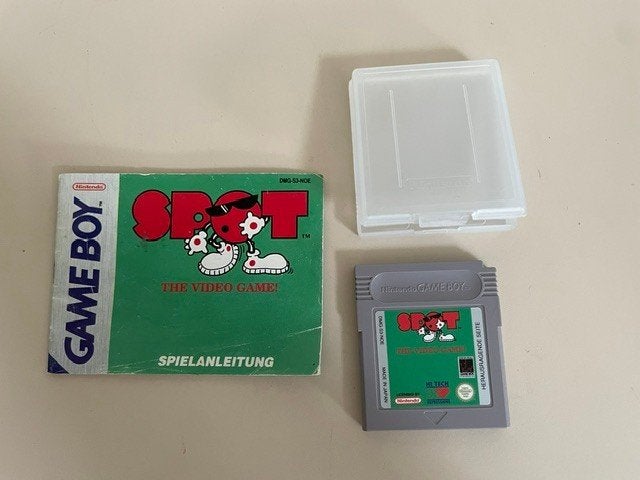 Vïntage spel Gameboy. Spot The video game. Met boekje., Ophalen, Puzzel en Educatief, 1 speler, Zo goed als nieuw