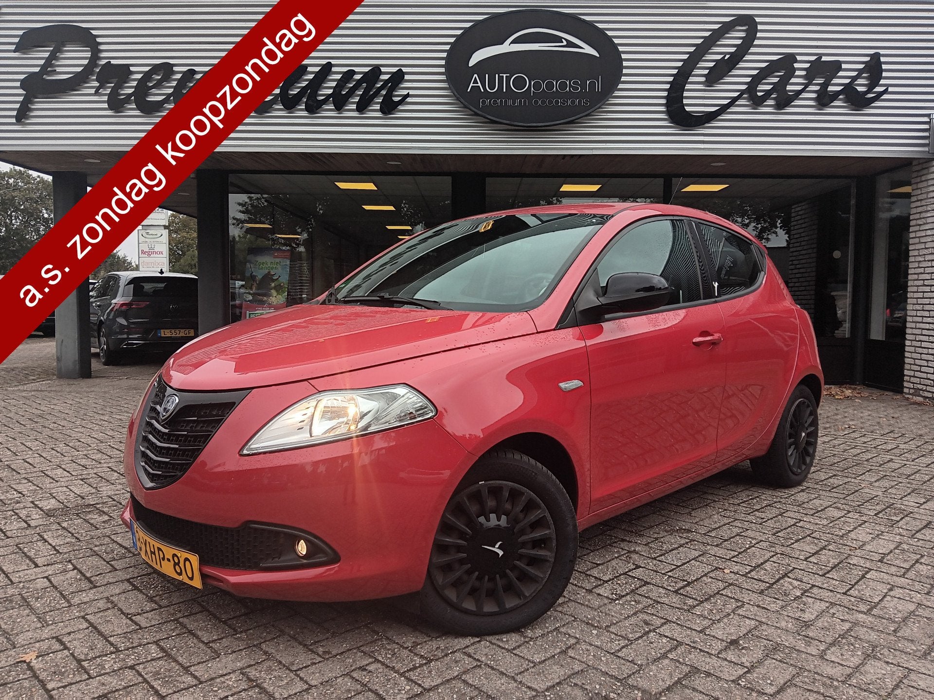 Lancia Ypsilon 0.9 TwinAir Elefantino Plus,Nav,Cruise,AIRCO,, Auto's, Voorwielaandrijving, Dealer onderhouden, Stof, Gebruikt