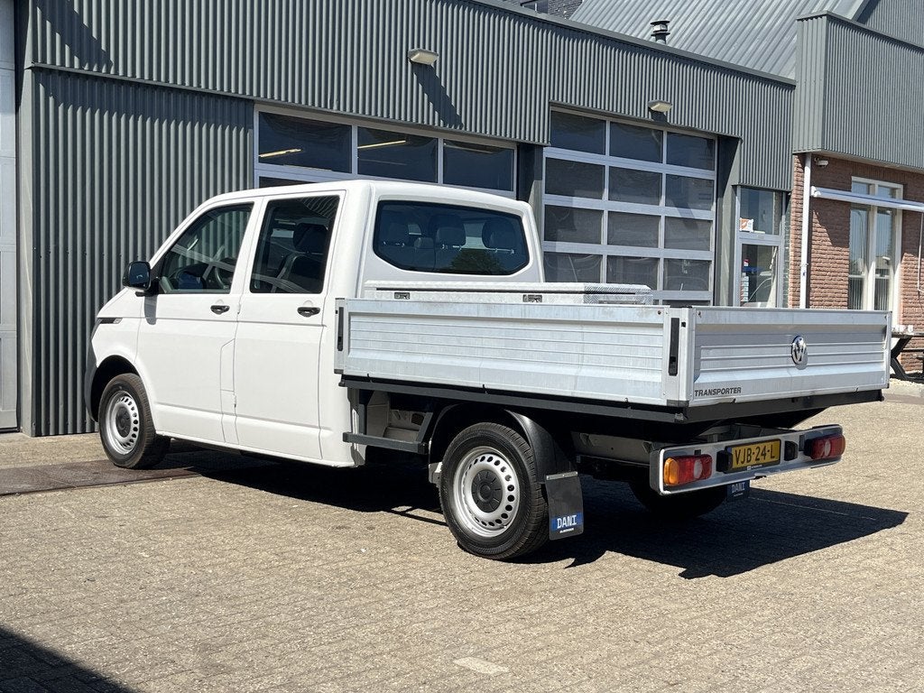 Volkswagen Transporter 2.0 TDI L2H1 DC Euro 6 Pick up Dubbel, Auto's, Voorwielaandrijving, Gebruikt, 4 cilinders, Volkswagen