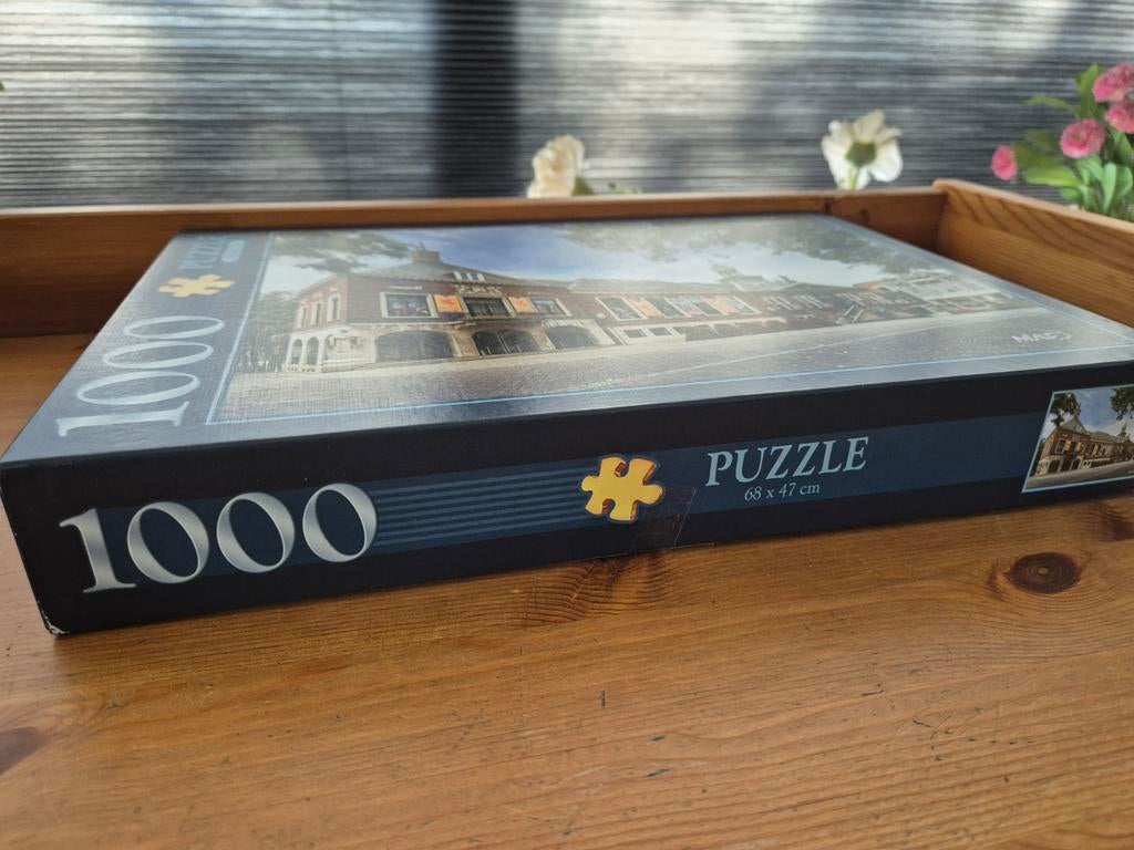 Stadhuis van Vlaardingen puzzel 1000 stukjes, Hobby en Vrije tijd, Ophalen of Verzenden