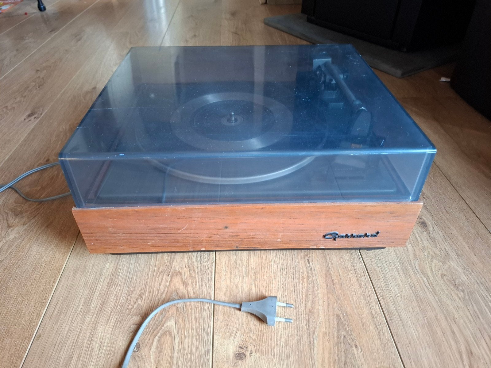 Garrard Platenspeler - Werkt, maar heeft liefde nodig, Ophalen of Verzenden, Gebruikt, Platenspeler, Overige merken