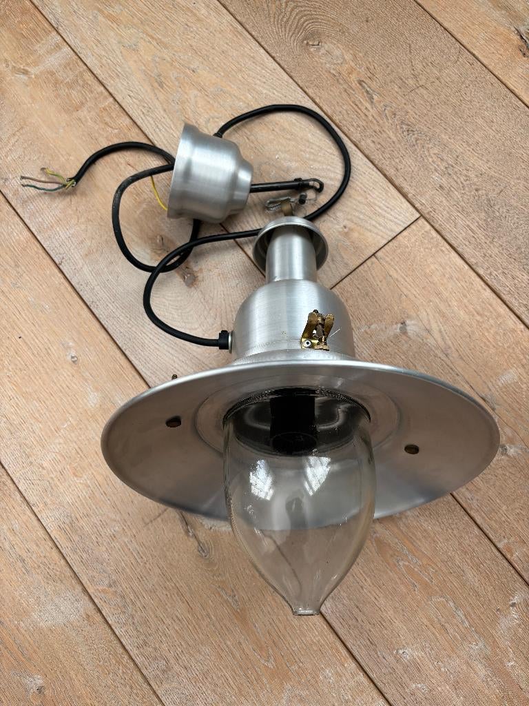 Uccello schipperslamp staalgrijs Ø 32cm, Ophalen of Verzenden, Zo goed als nieuw, Metaal, Minder dan 50 cm