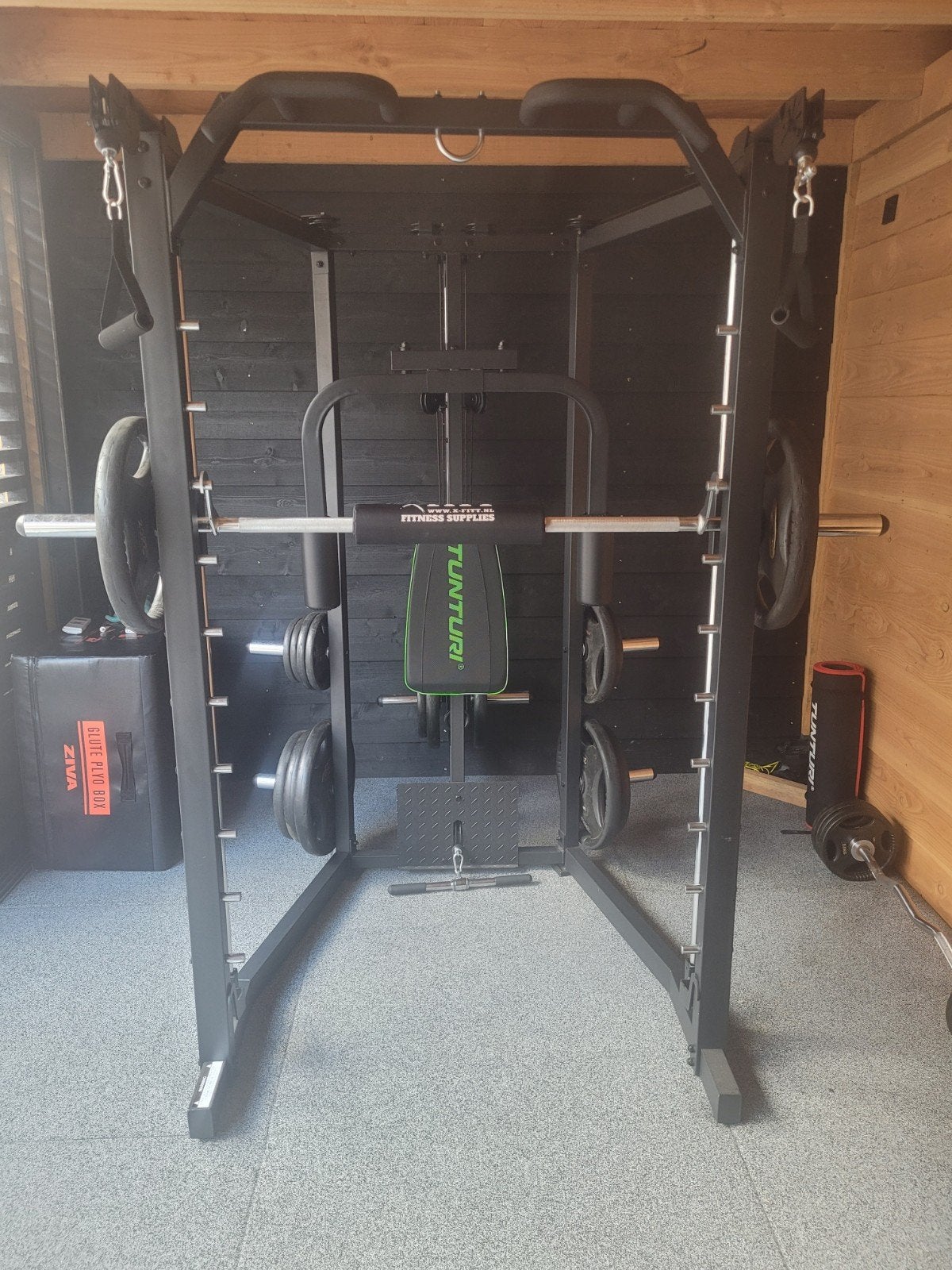 Tunturi full smith machine/ dual pulley krachtstation, Ophalen, Nieuw, Overige typen
