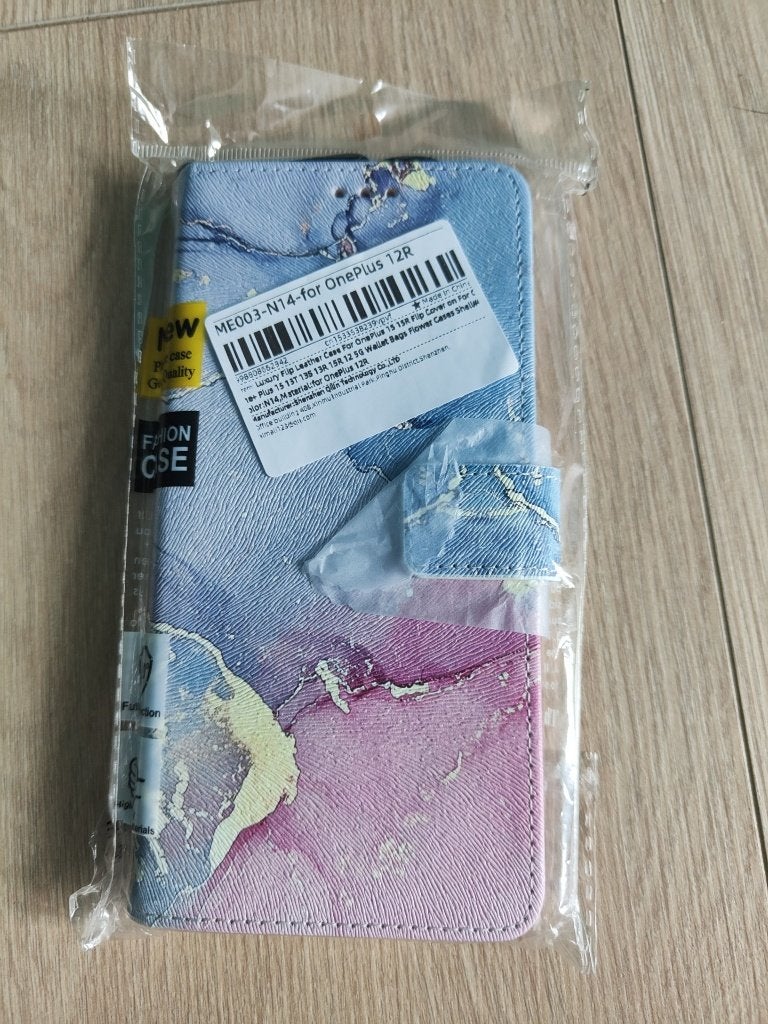 Luxe flipleren telefoonhoesje voor OnePlus 12R Nieuw, Ophalen of Verzenden, Nieuw, Bescherming