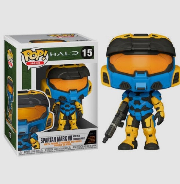 Funko Pop! Halo Spartan Mark VII met VK78 Commando Rifle, Ophalen of Verzenden, Nieuw