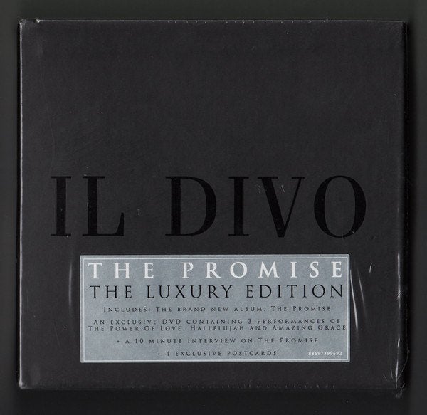 Il Divo – The Promise CD en DVD, Cd's en Dvd's, Verzenden, Zo goed als nieuw, Overige typen, Boxset
