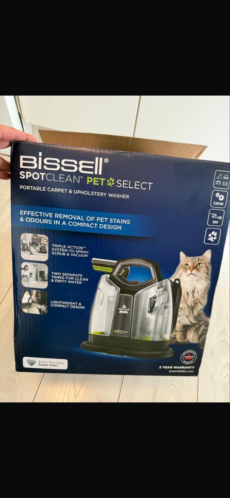 Bissell SpotClean Pet Select tapijt- en meubelreiniger, Ophalen, Overige typen, Zo goed als nieuw, Minder dan 1200 watt