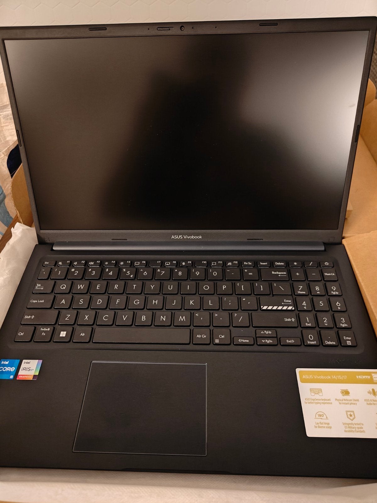 ASUS Vivobook X1504V - Nieuw in doos, Zie adv en fotos., Computers en Software, Qwerty, Intel i5-1334U, ASUS, Nieuw