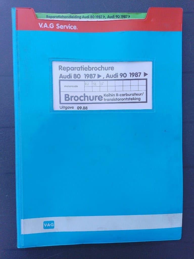 Audi 80 B3 Coupé B2 dealer werkplaatsboek carburateur RU SF, Verzenden, Gelezen, Audi