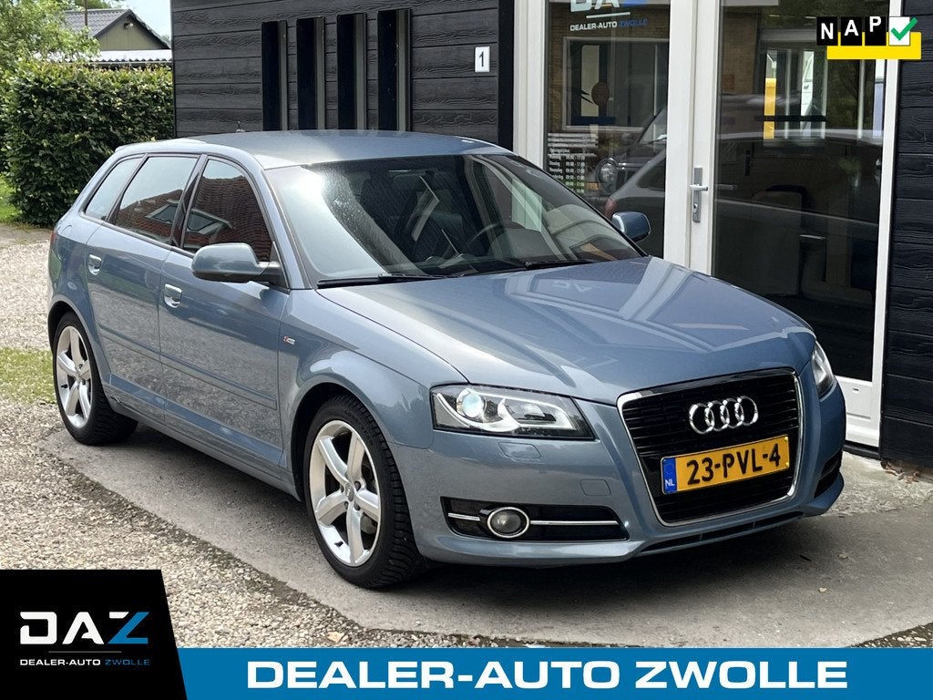 Audi A3 Sportback 1.4 TFSI Ambition Pro Line S 2X S Line/Aut, Auto's, Audi, Euro 5, Gebruikt, Zwart, 4 cilinders