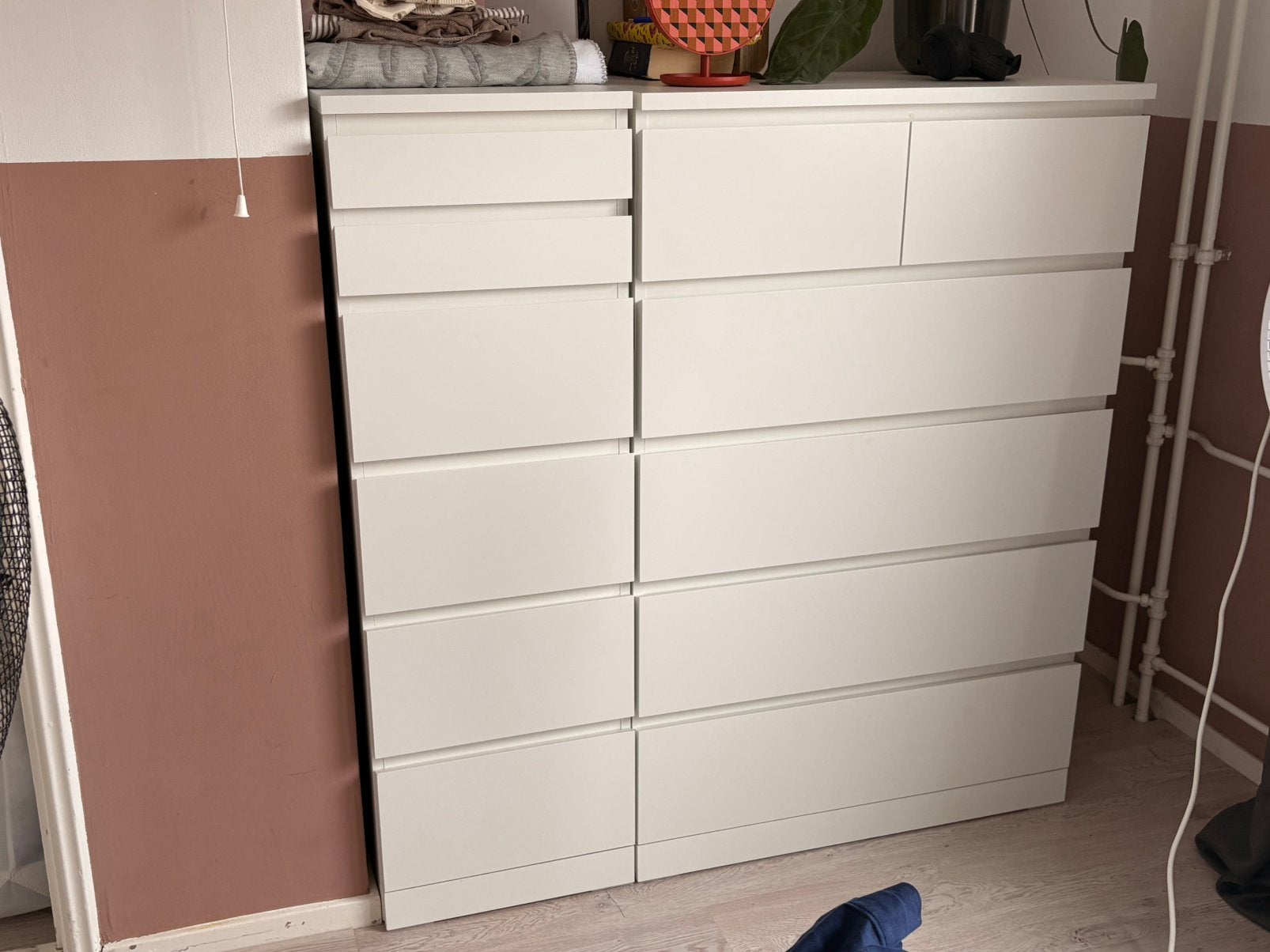 Malm lade kasten Ikea 2 stuks, Ophalen, 50 tot 100 cm, Zo goed als nieuw, Minder dan 100 cm