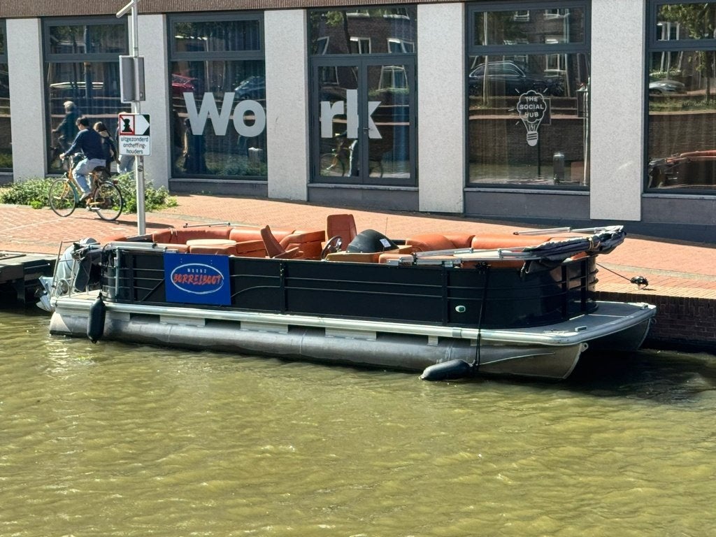 2022 Pontonboot 14 personen - Perfect voor verhuur/recreatie, Rondzit, Aluminium, 2 m, 40 pk