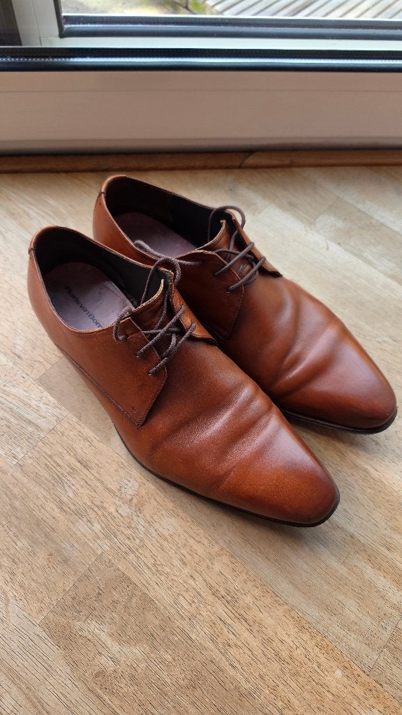 Floris van Bommel herenschoenen, Bruin, Floris van Bommel, Ophalen of Verzenden, Zo goed als nieuw