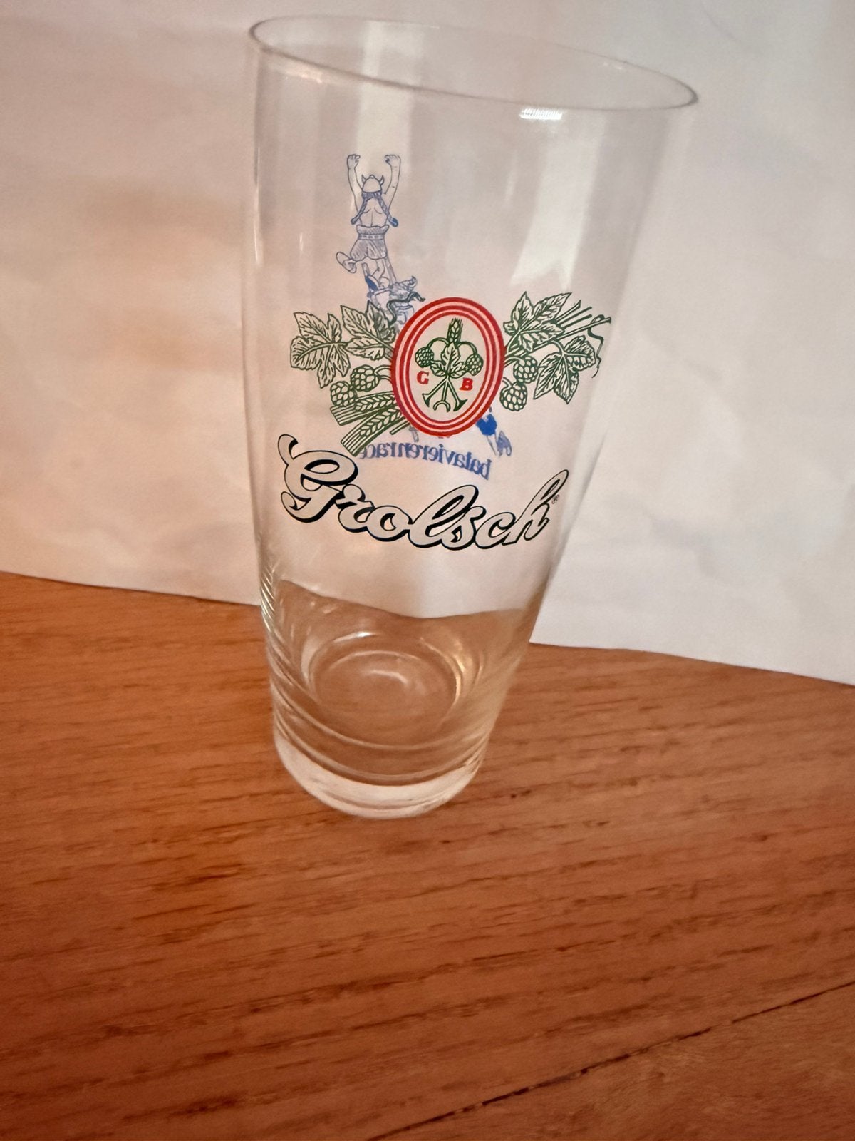 Grolsch  bier glas, Verzamelen, Ophalen of Verzenden, Zo goed als nieuw, Glas of Glazen, Grolsch