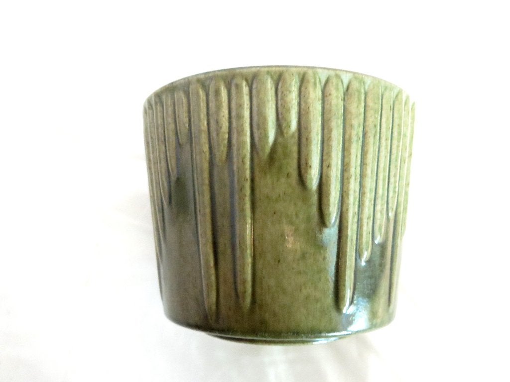 bloempot ERICA nr. 2090/2 - artdeco - olijfgroen, ca. 13 cm, Ophalen of Verzenden