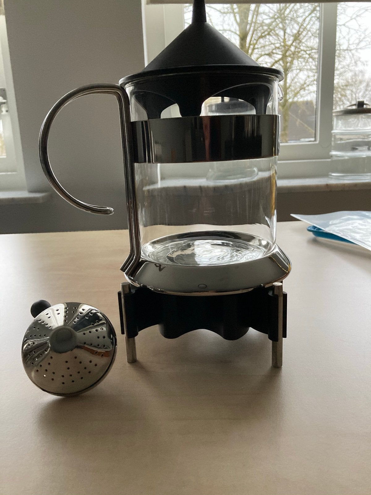 Luxe theepot met  6 glazen, Ophalen, Nieuw