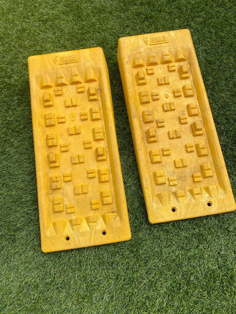 Oprijblokken, Ophalen, Gebruikt