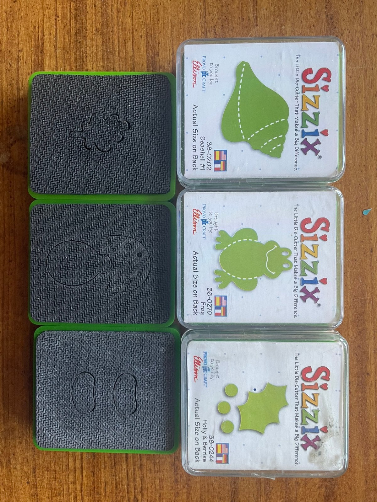 6 Sizzix dikke ponsen,  5 x 6 cm, 1,50 euro per stuk, Ophalen of Verzenden, Zo goed als nieuw, Frame of Mal, Scrap