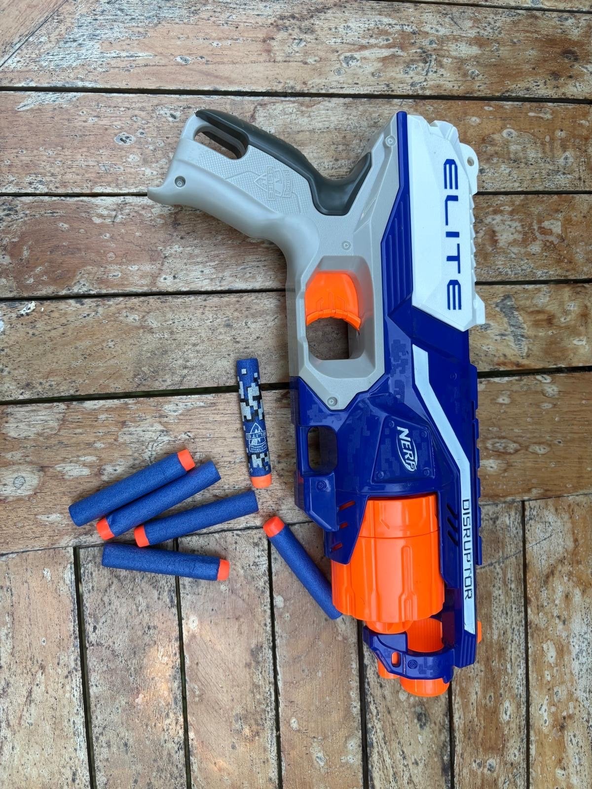 Nerf Elite Disruptor Blaster met Darts, Ophalen of Verzenden, Gebruikt, Jongen of Meisje