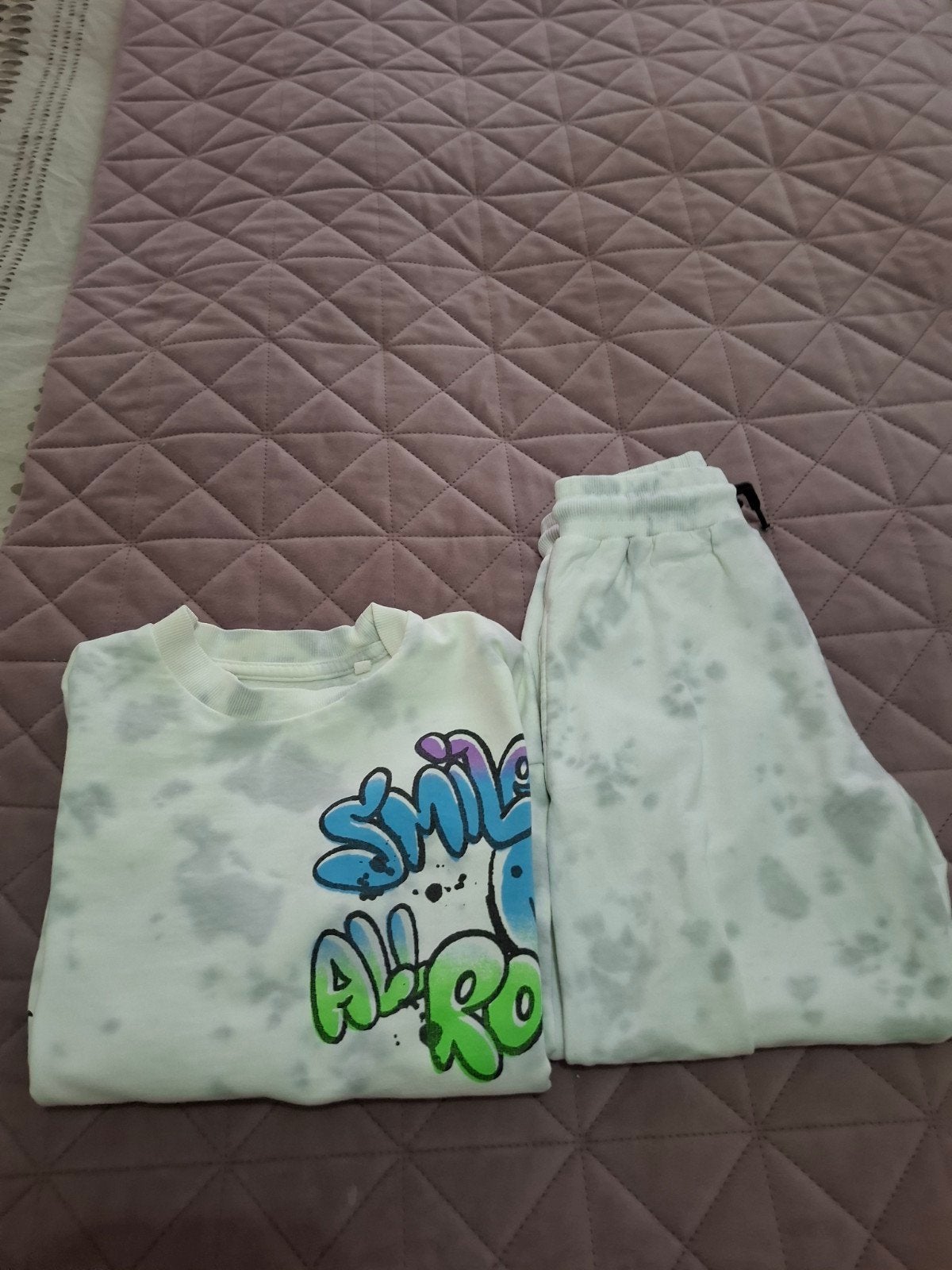 Next 6-7 jaar 'Smile All Round' set, Kinderen en Baby's, Kinderkleding | Maat 122, Jongen of Meisje, Ophalen of Verzenden, Zo goed als nieuw