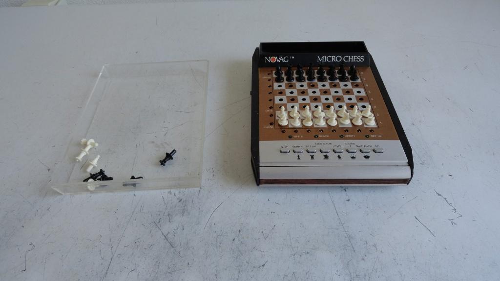 Novag Micro Chess schaakcomputer elektronisch, Hobby en Vrije tijd, Gezelschapsspellen | Bordspellen, Ophalen of Verzenden, Gebruikt