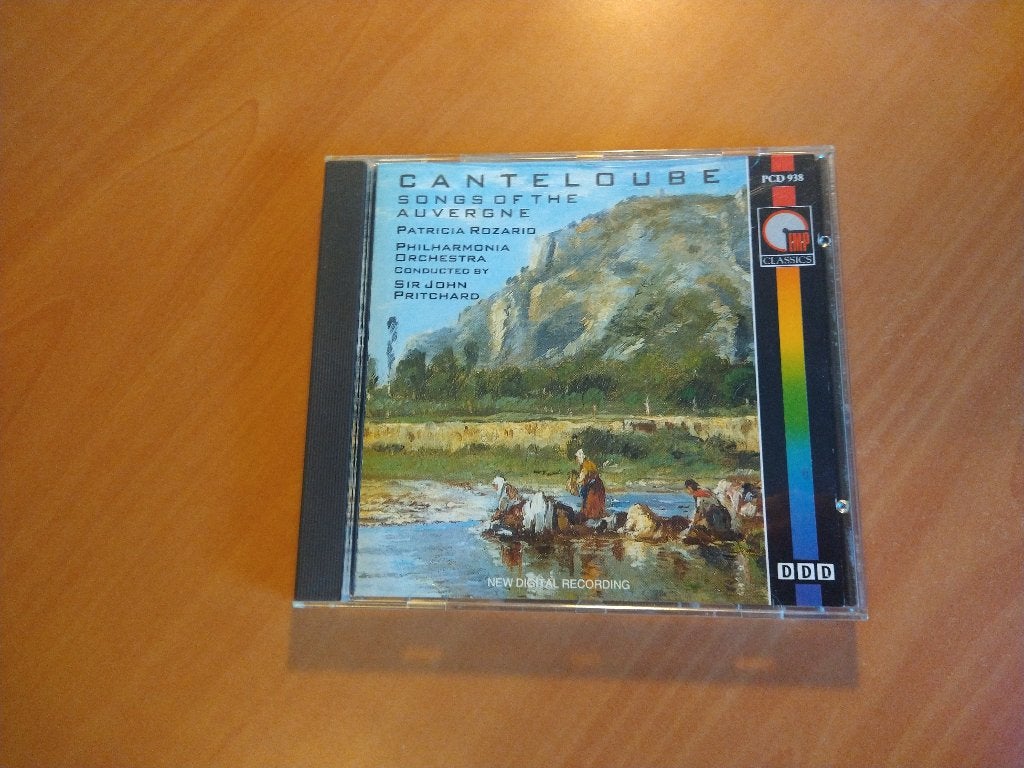 CD Joseph Canteloube. Songs Of The Auvergne, Ophalen of Verzenden, Classicisme, Zo goed als nieuw, Kamermuziek
