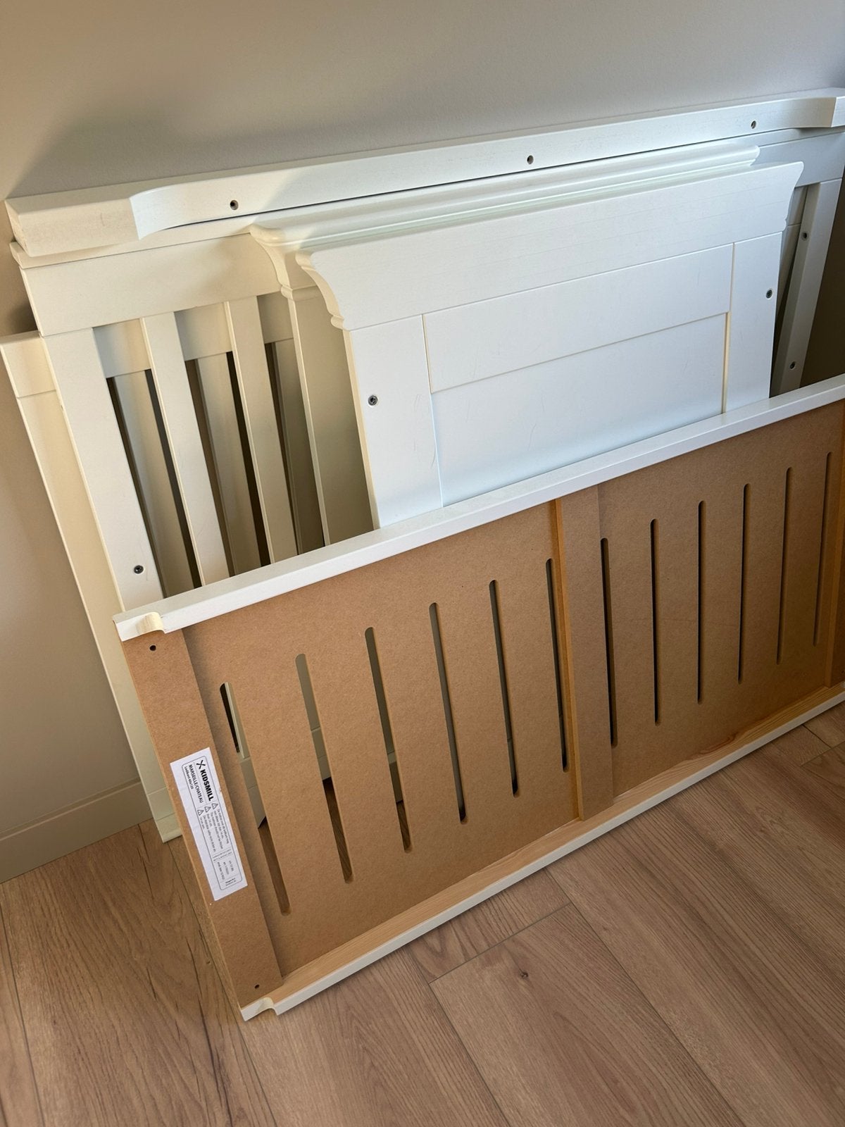 Kidsmill Chateau E4 Ledikant 60x120 cm - Wit, Ophalen, Gebruikt, Ledikant