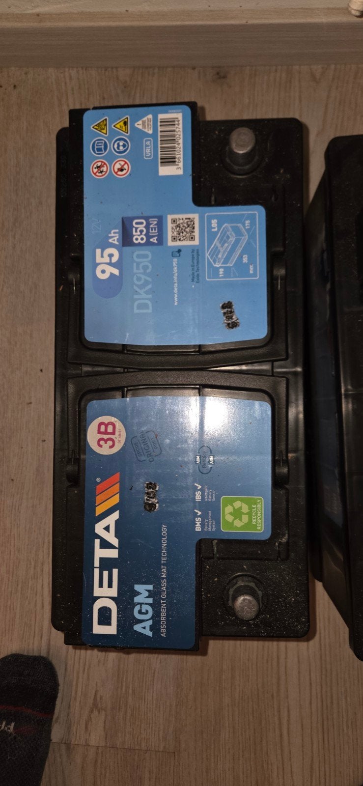 twee deta amg accu's 95ah, Auto-onderdelen
