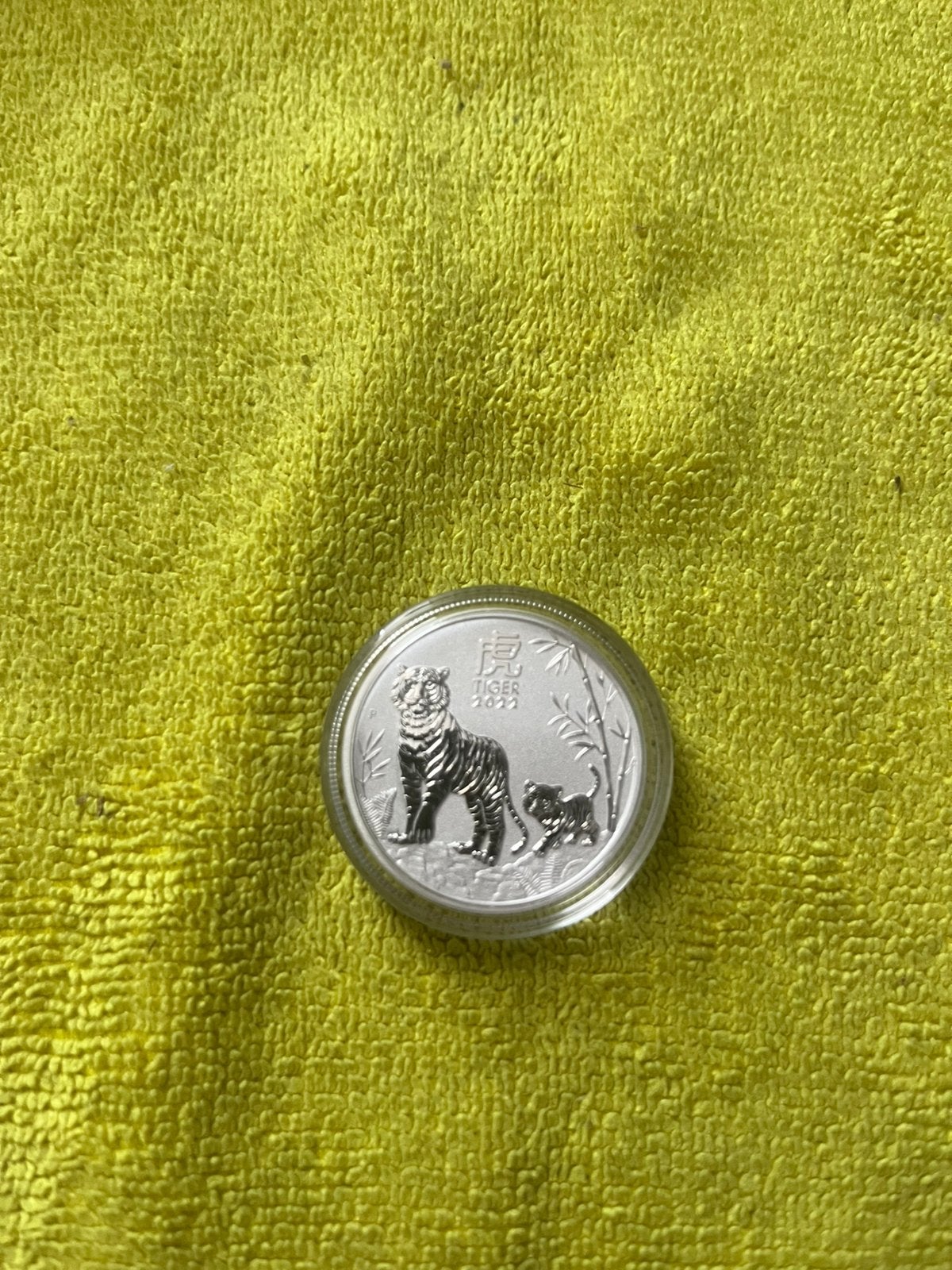 Australia 🇨🇰Lunar 3 Tijger 🐅1/2 ounce 2022., Ophalen of Verzenden, Zilver