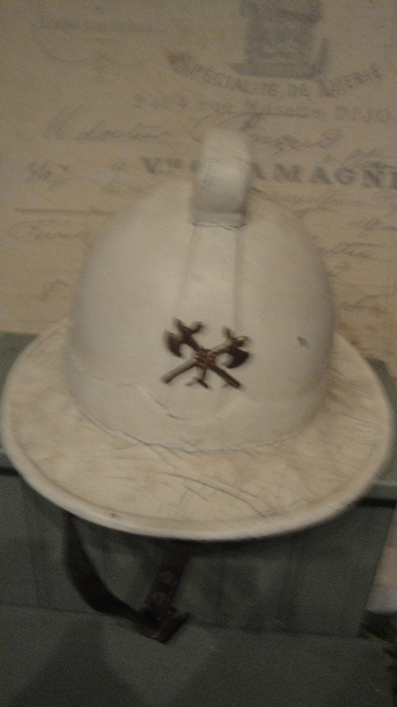 antieke brandweerhelm, Ophalen of Verzenden