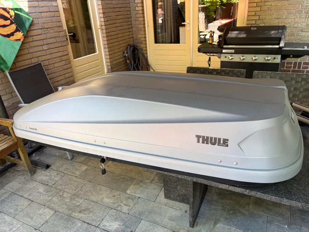 Thule Touring 780 Dakkoffer met MAC dakdragers, Auto diversen, Dakkoffers, Ophalen of Verzenden, Zo goed als nieuw