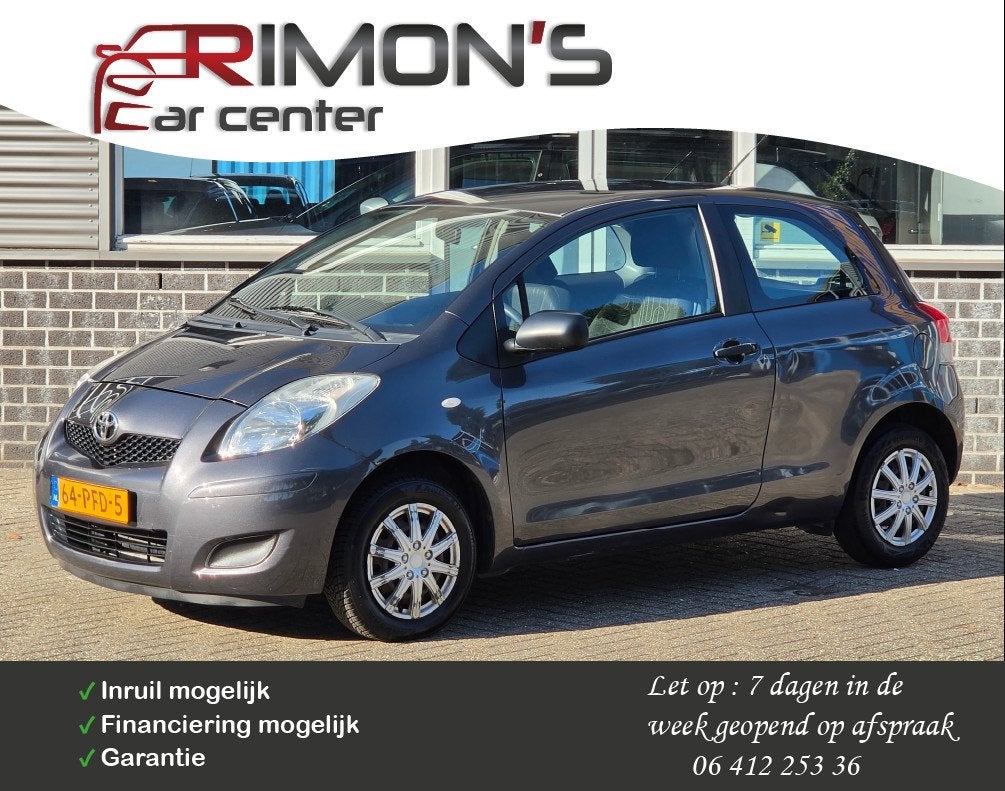 Toyota Yaris 1.0 VVTi Acces Elek Pakket Apk Tm 04-2027, Auto's, Voorwielaandrijving, Euro 5, 750 kg, 965 kg
