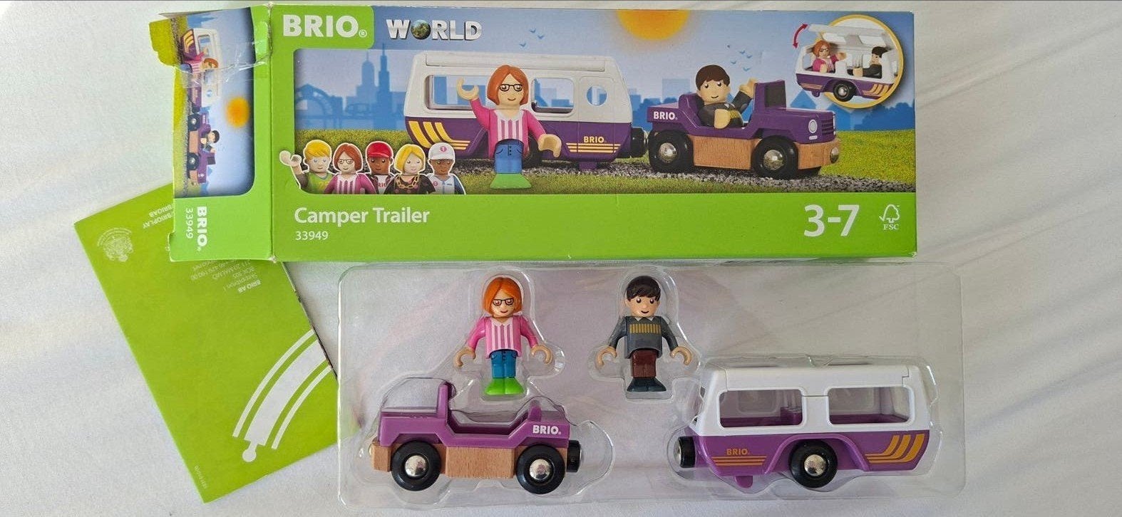 Brio 33949 Camper Trailer - Nieuw in doos, Ophalen, Nieuw