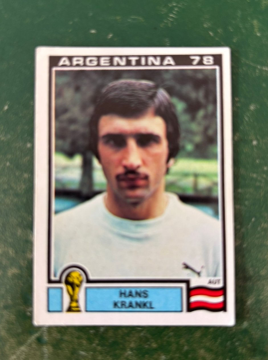 Panini plaatje Hans Krankl Oostenrijk WK 78, Ophalen of Verzenden