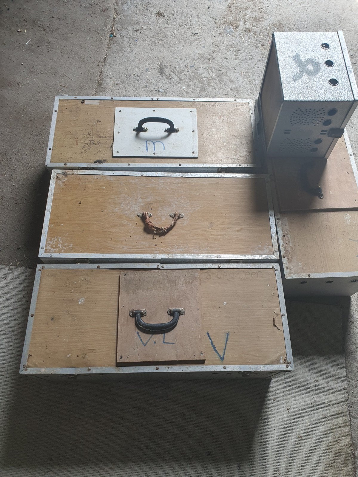 Duiven vervoer kooien / kisten. Ophalen in leidschendam., Dieren en Toebehoren, Geslacht onbekend, Postduif