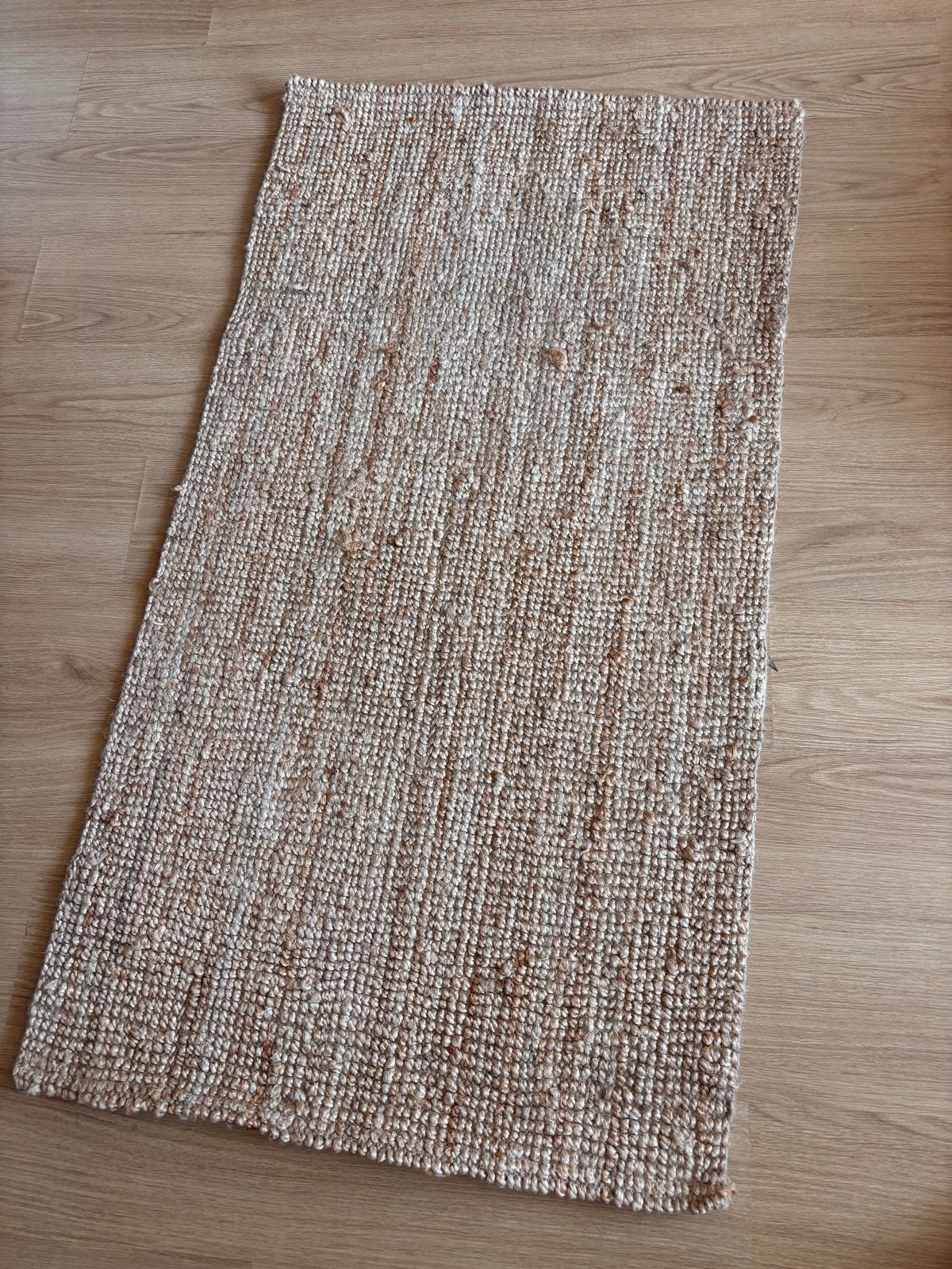 IKEA LOHALS Vloerkleed 80x150 cm, Ophalen, 100 tot 150 cm, Beige, 50 tot 100 cm