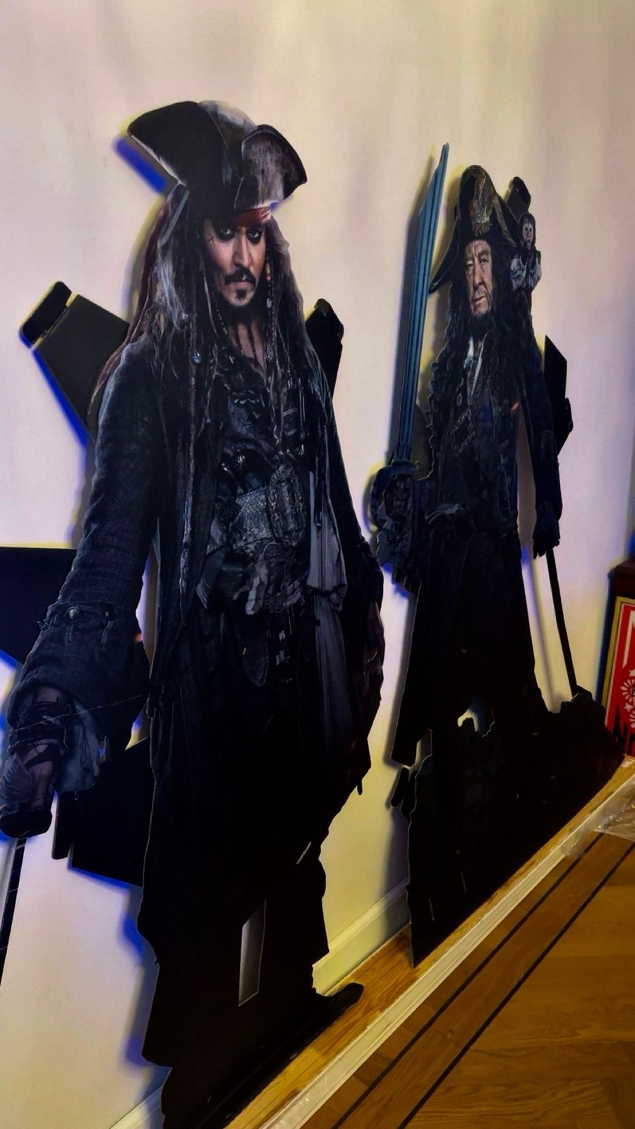 Coole Pirates of the Caribbean Bioscoop Pop-up Bord Standee, Ophalen, Gebruikt, Film, Overige typen