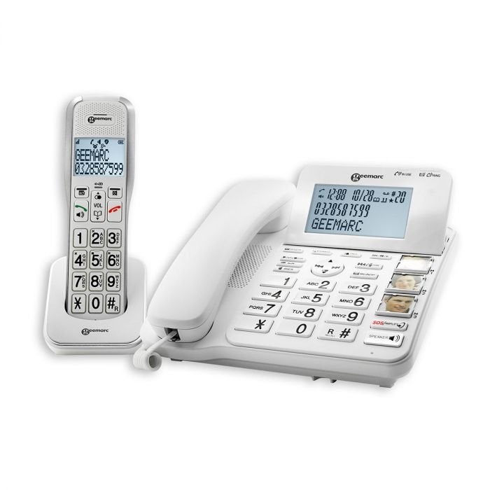 Geemarc Amplidect 295 - Draadloze telefoon met grote toetsen, Ophalen of Verzenden, Zo goed als nieuw, 1 handset