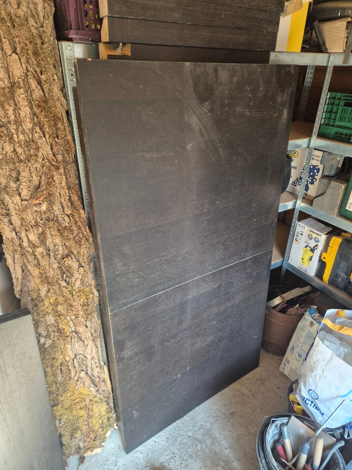 Ikea uitschuifbare eettafel zwart/bruin 95x175/260, Ophalen, Gebruikt, 200 cm of meer, 50 tot 100 cm