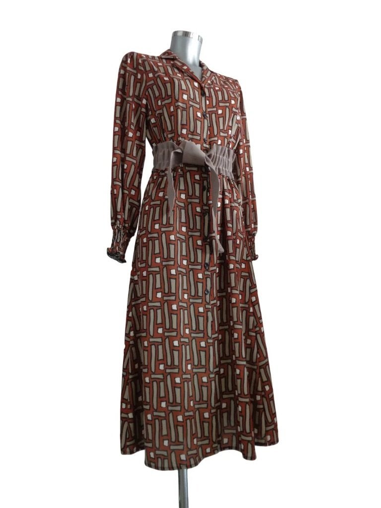 Signe Nature doorknoop jurk, maat 38 NIEUW kaartje, Kleding | Dames, Maat 38/40 (M), Overige kleuren, Nieuw, Ophalen of Verzenden