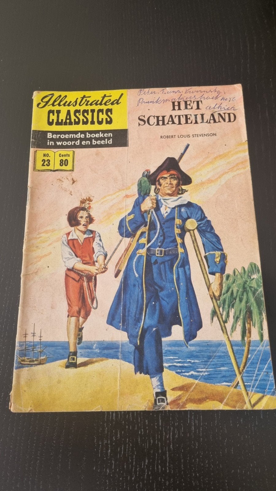 Illustrated Classics: Het Schateiland (Nr. 23), Boeken, Eén stripboek, Ophalen of Verzenden, Gelezen, Robert Louis Stevenson
